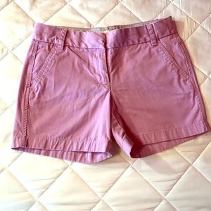 J Crew purple chino shorts